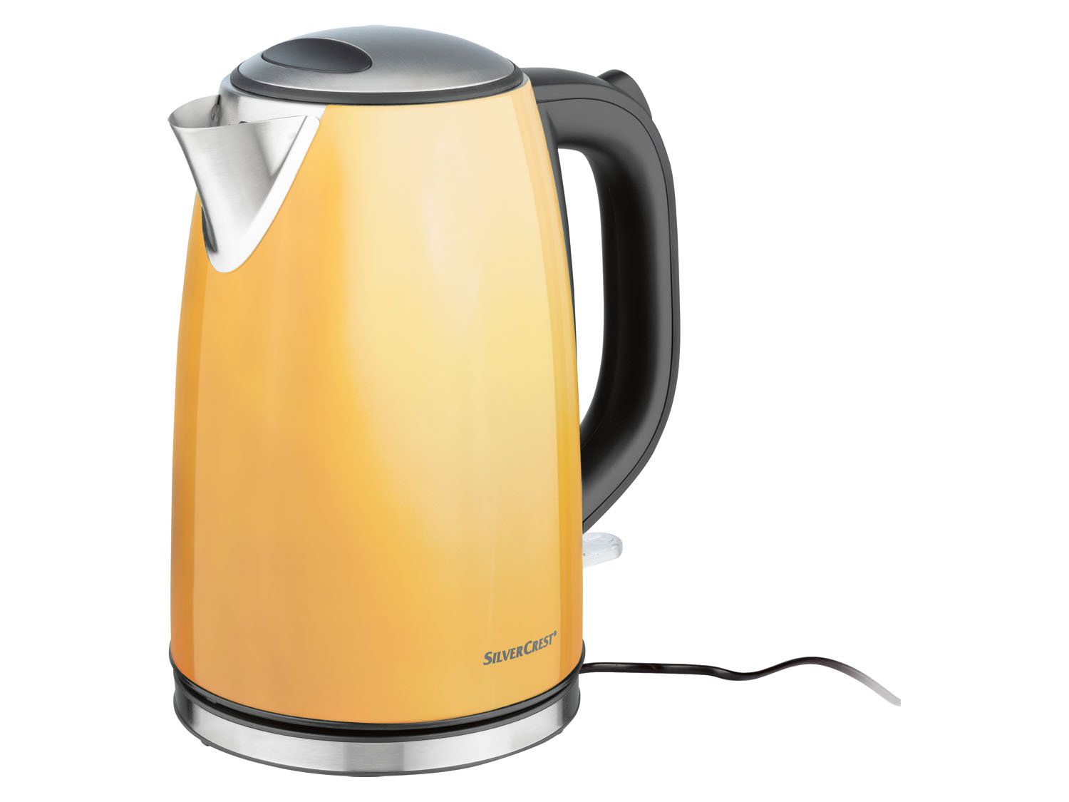 Silvercrest Kitchen Tools Czajnik ze stali szlachetnej, 1,7 l Żółty