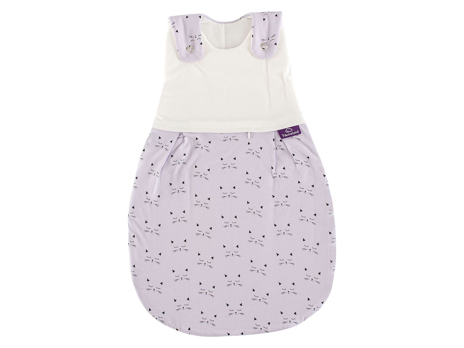 Träumeland Śpiwór dziecięcy - śpiwór zewnętrzny Liebmich i kotek przytulanka 56/62