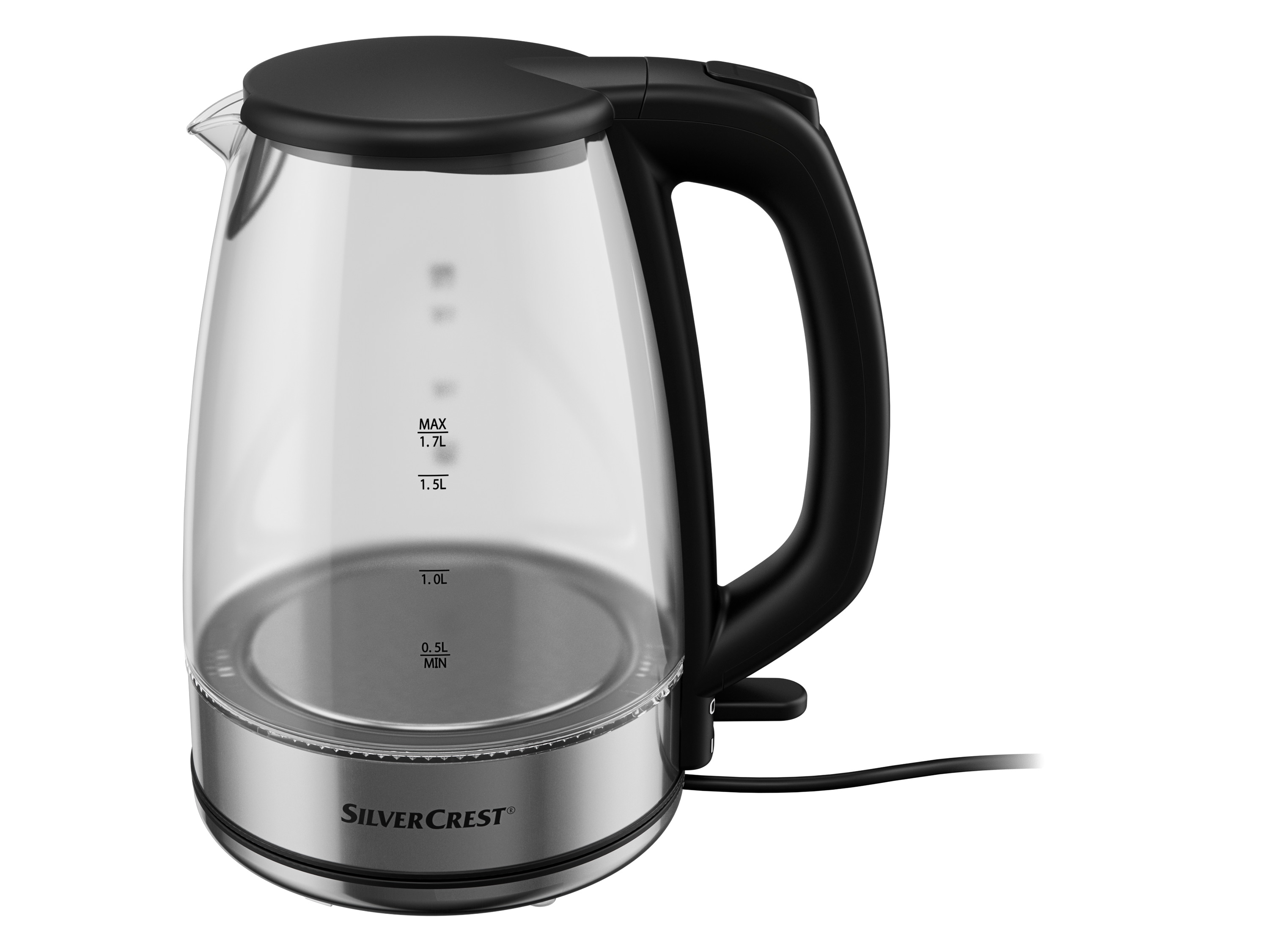 Silvercrest Kitchen Tools Czajnik szklany elektryczny Swgf 3000 C2, 3000 W