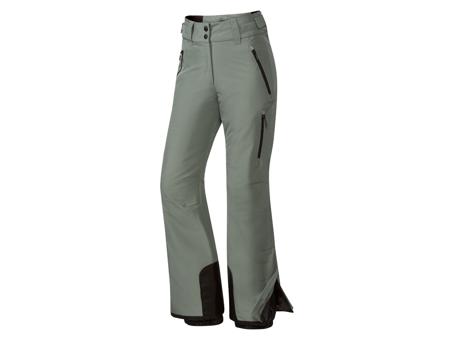Crivit Spodnie narciarskie damskie z systemem lokalizacji Recco Zielony, 40