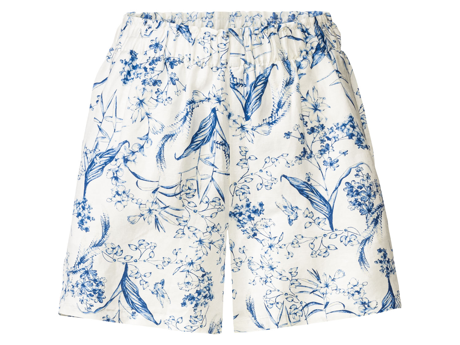 esmara Szorty damskie, z elastycznym ściągaczem typu paper bag 34, Wzorzysty