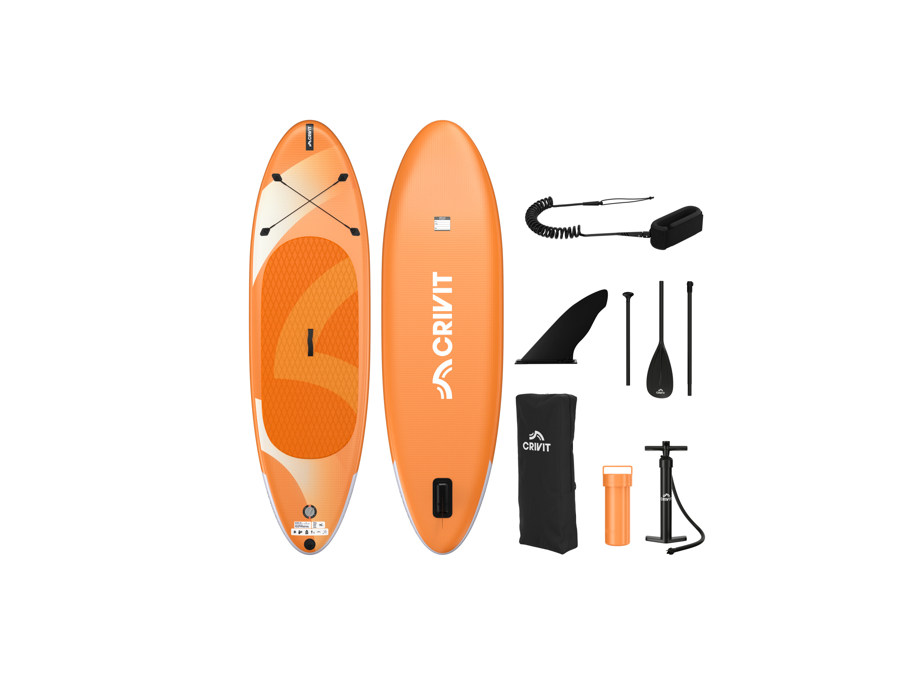 Crivit Deska SUP jednokomorowa nadmuchiwana