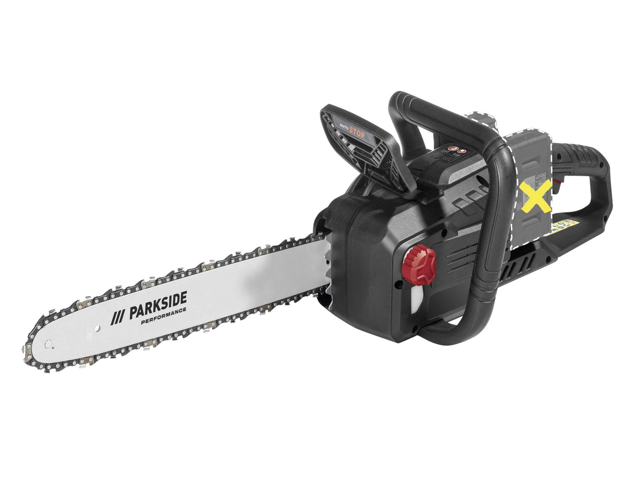 Parkside Performance Akumulatorowa piła łańcuchowa, 40 V, Ppksa 40 Li B2 bez akumulatora i ładowarki