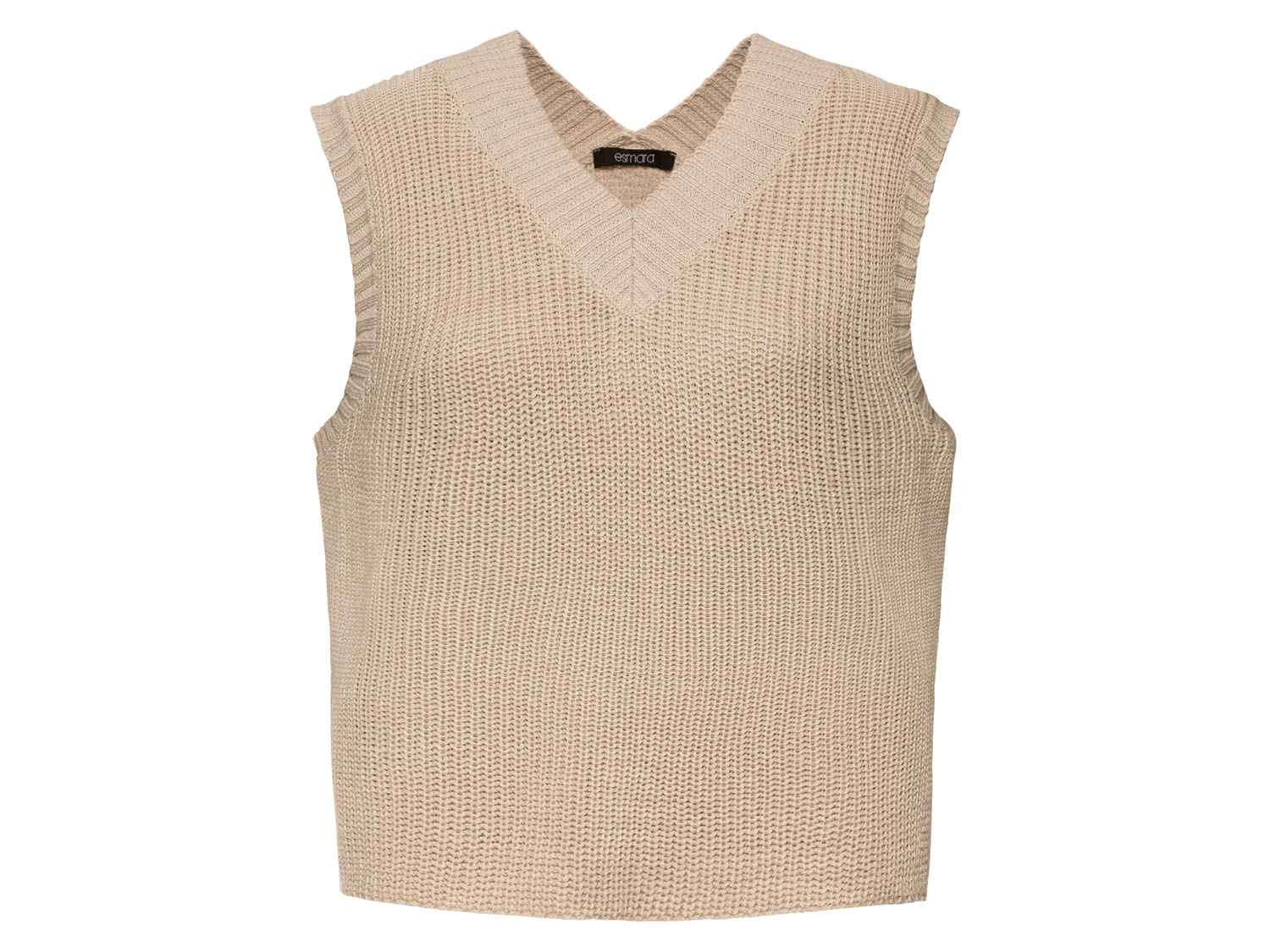 esmara Kamizelka damska o swobodnym kroju Beżowy, S36/38