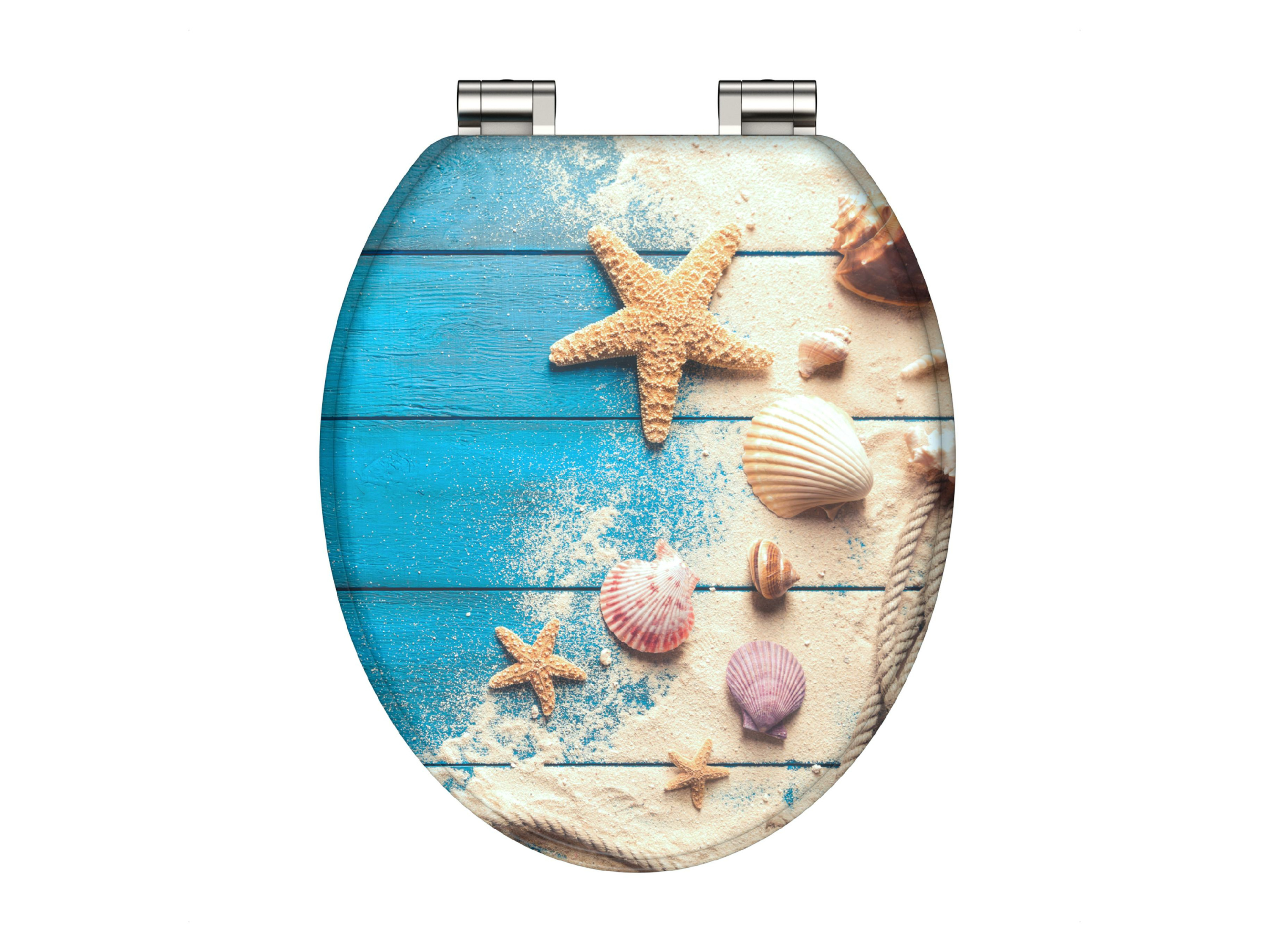 Schütte Deska sedesowa MDF z funkcją cichego opadania Plaża I Drewno