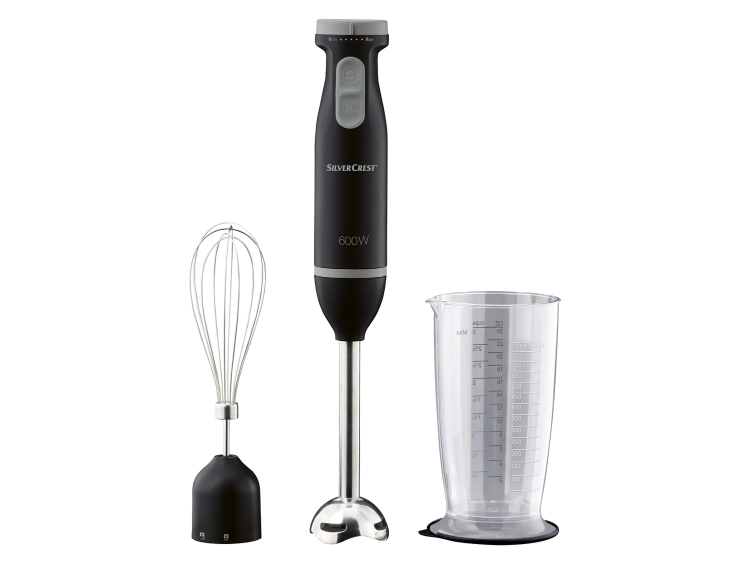 Silvercrest Kitchen Tools Blender ręczny Ssms 600 E5, 600 W Czarny