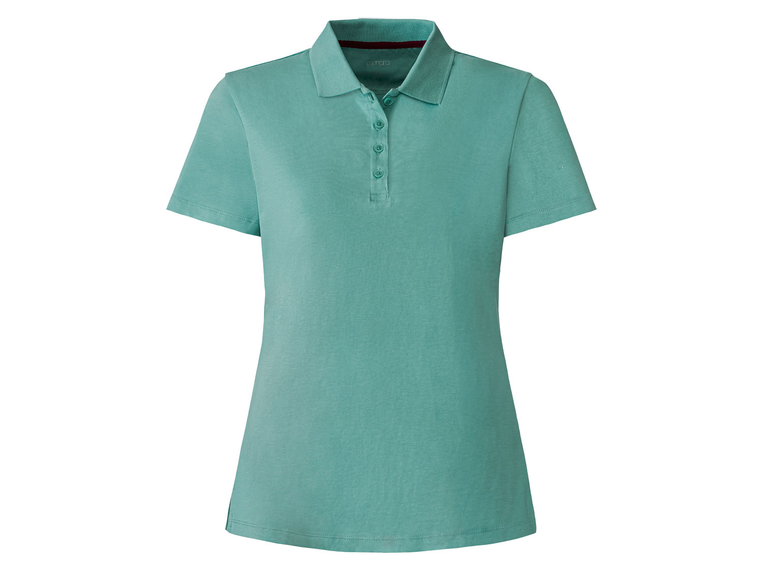 Koszulka polo damska z bawełny Zielony, L44/46