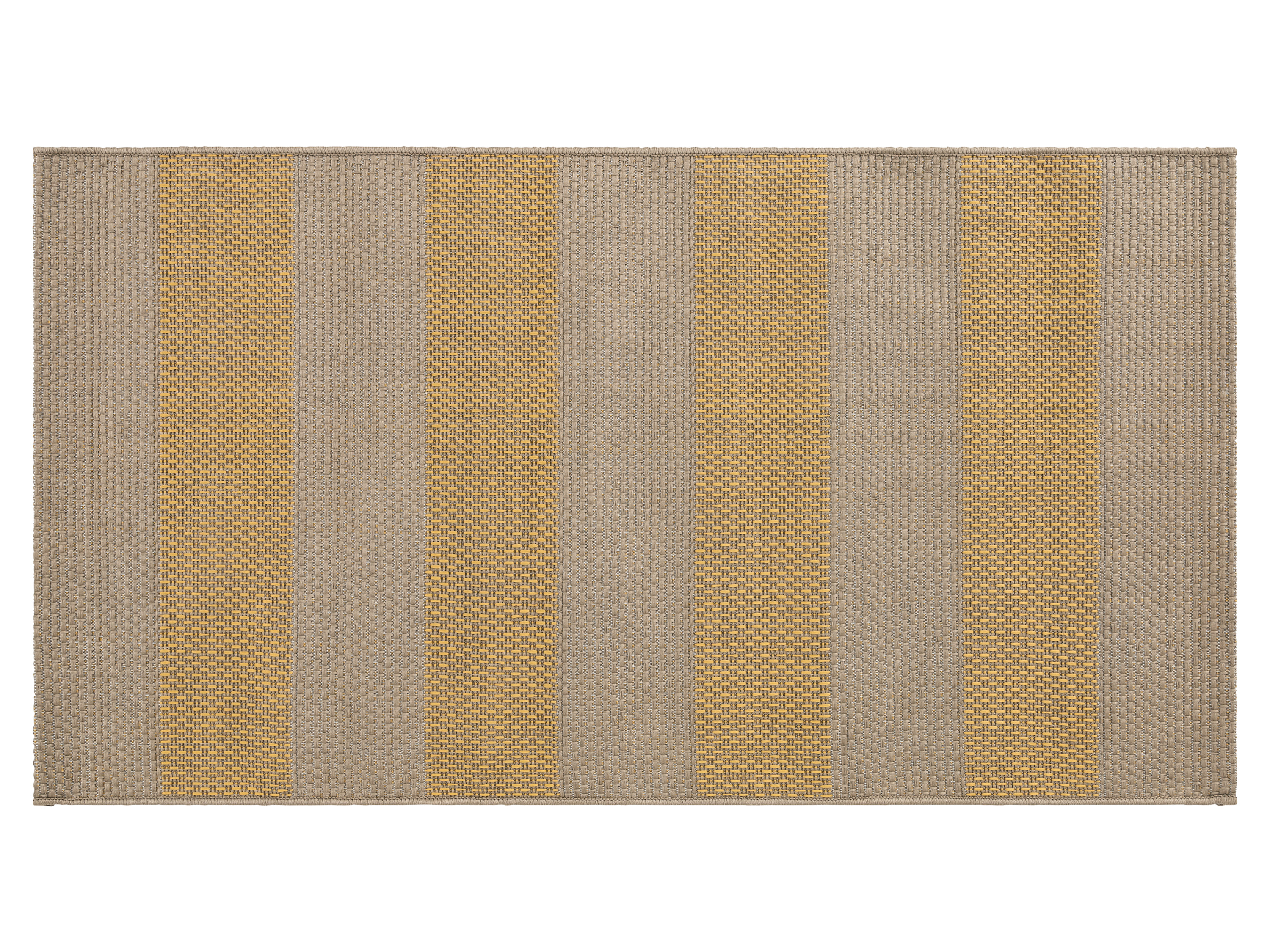 Livarno home Dywan zewnętrzny, 80 x 150 cm Beżowy/ żółty
