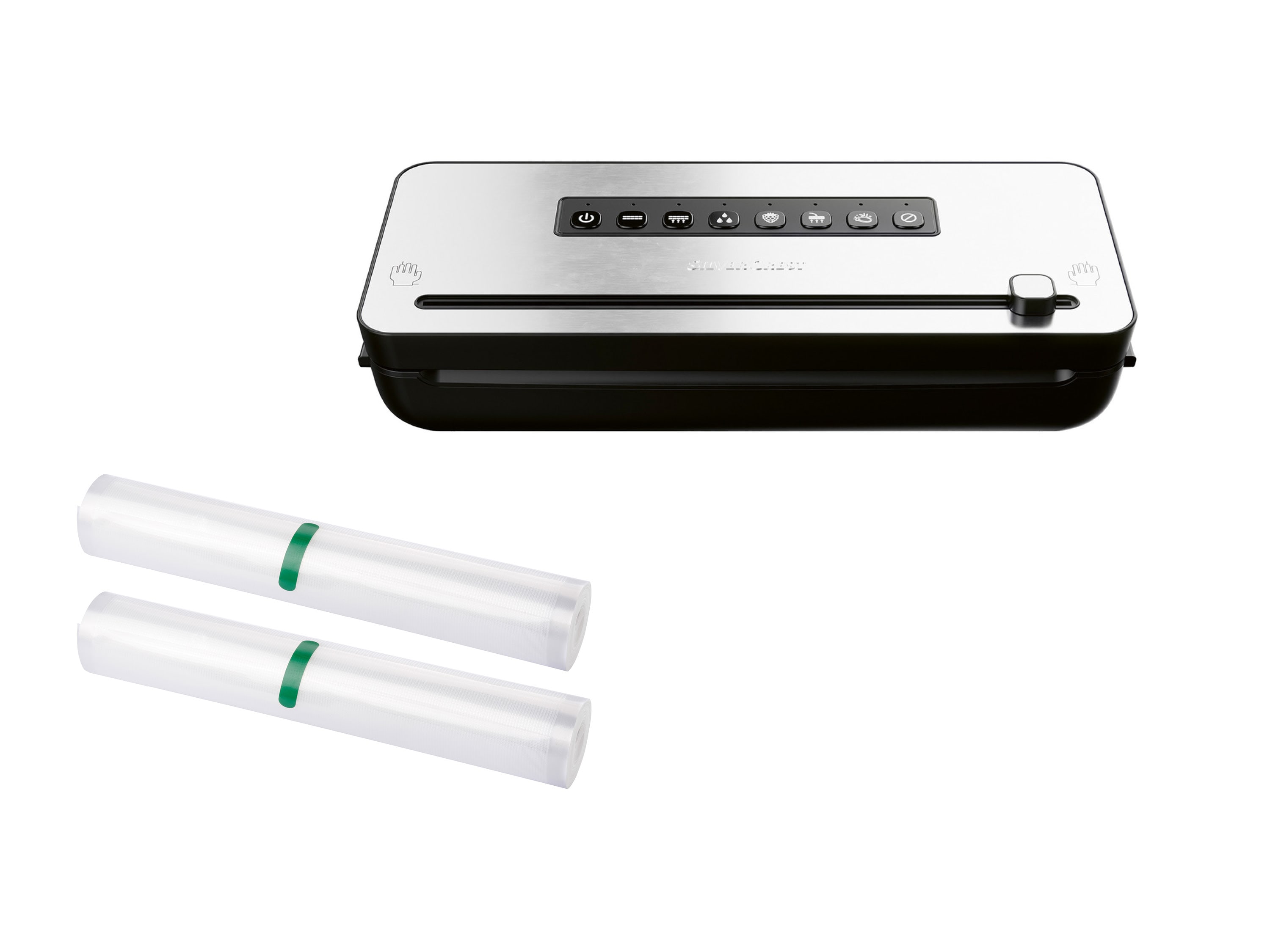 Zestaw Zgrzewarka próżniowa Sveb 160 C3 z 3 rolkami folii