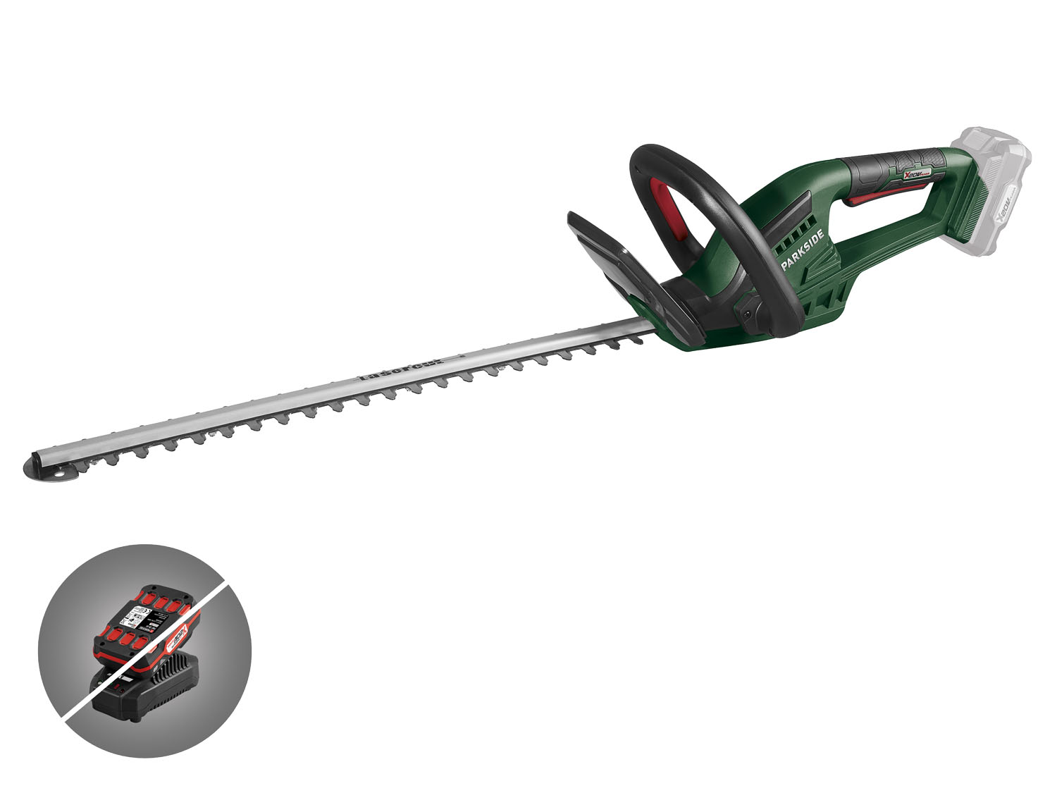 Parkside Akumulatorowe nożyce do żywopłotu 20 V, Phsa 20-Li B2, bez akumulatora i ładowarki