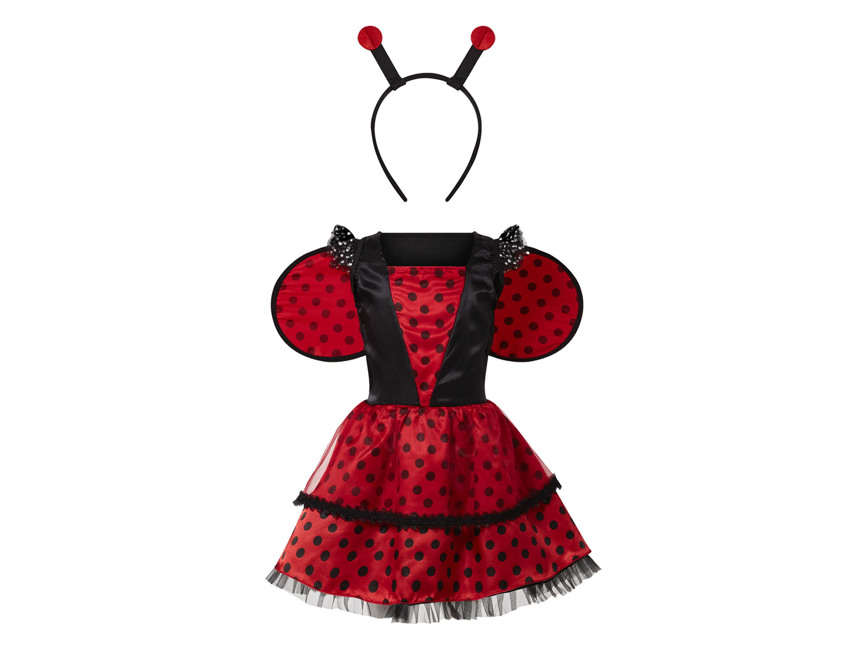 Kostium karnawałowy dziecięcy Biedronka, 110/116 4-6 lat