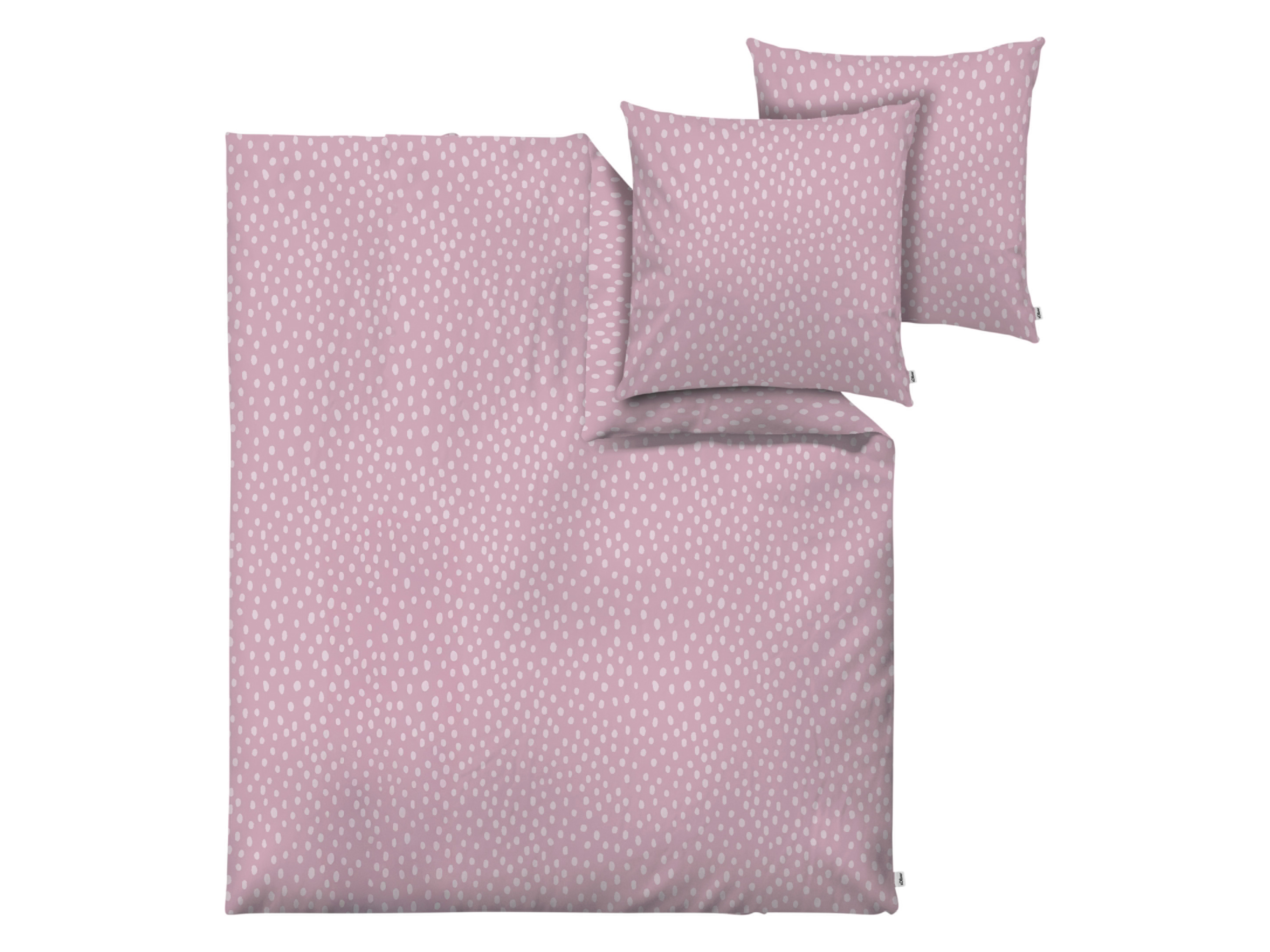 s.Oliver Pościel z makosatyny, 220 x 200 cm Różowy