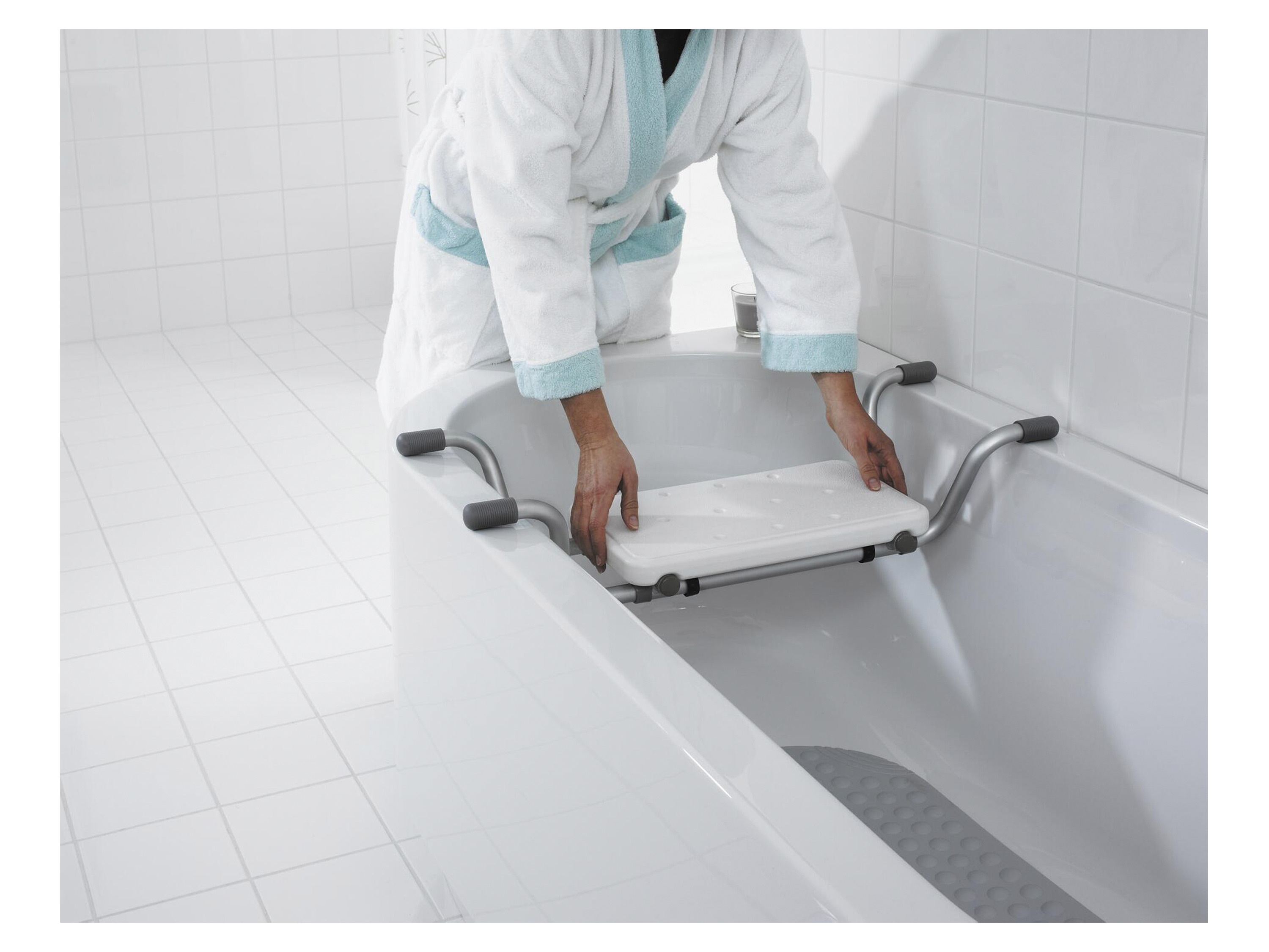 Ridder Taboret prysznicowy lub stopień do wanny lub ławeczka wannowa Ławeczka wannowa