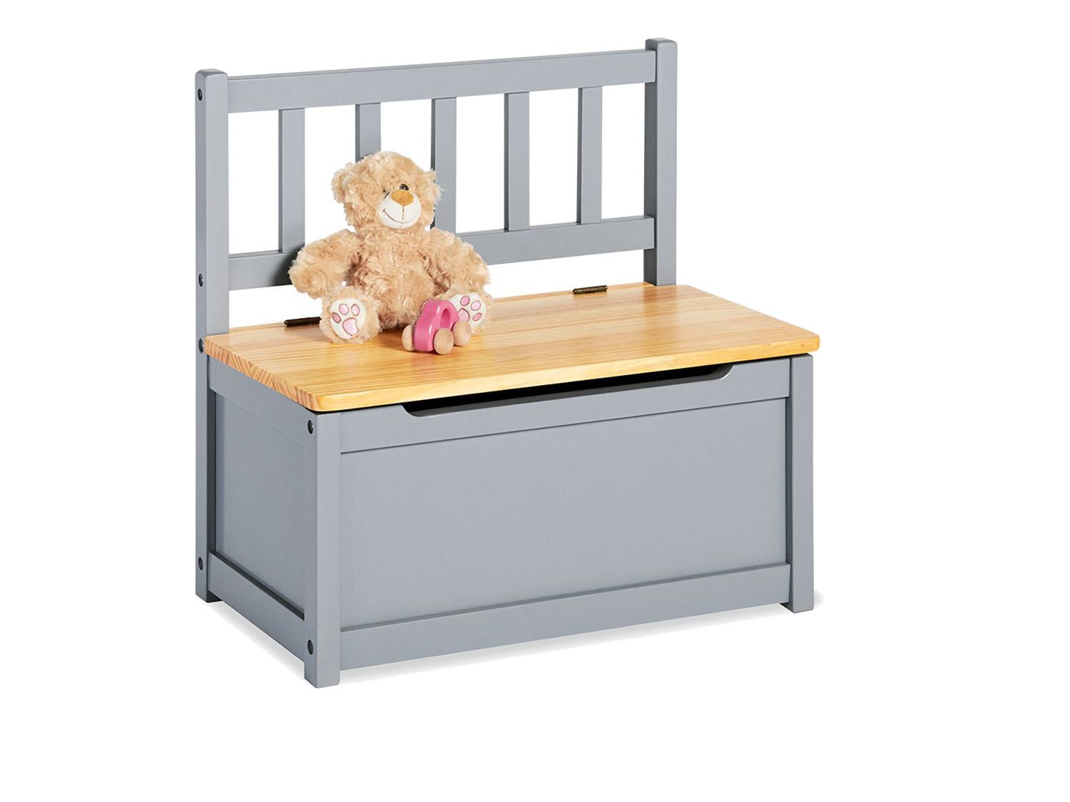 Pinolino Ławeczka dziecięca Fenna ze skrzynią Antracytowy