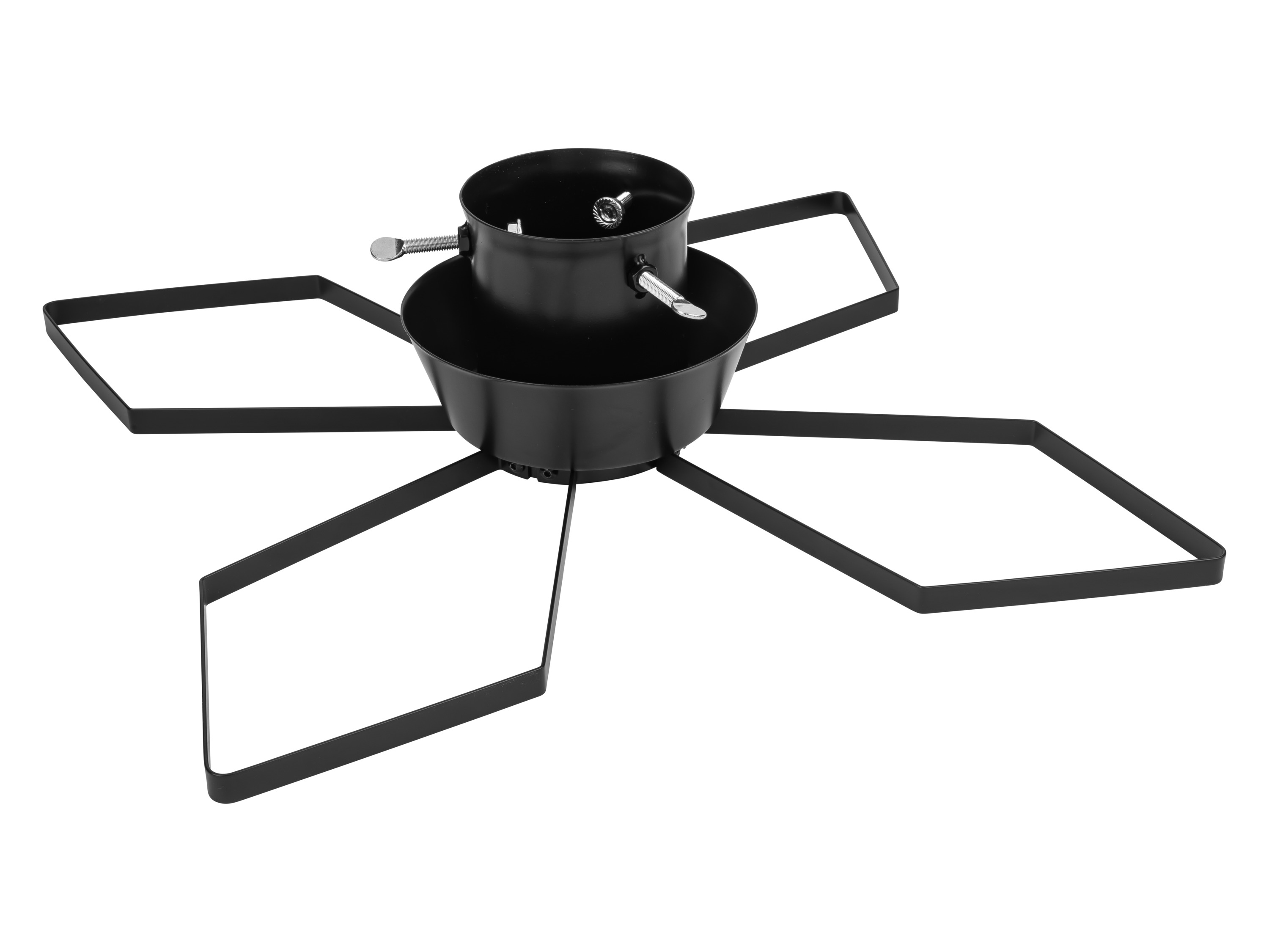 Livarno home Stojak metalowy na choinkę Czarny