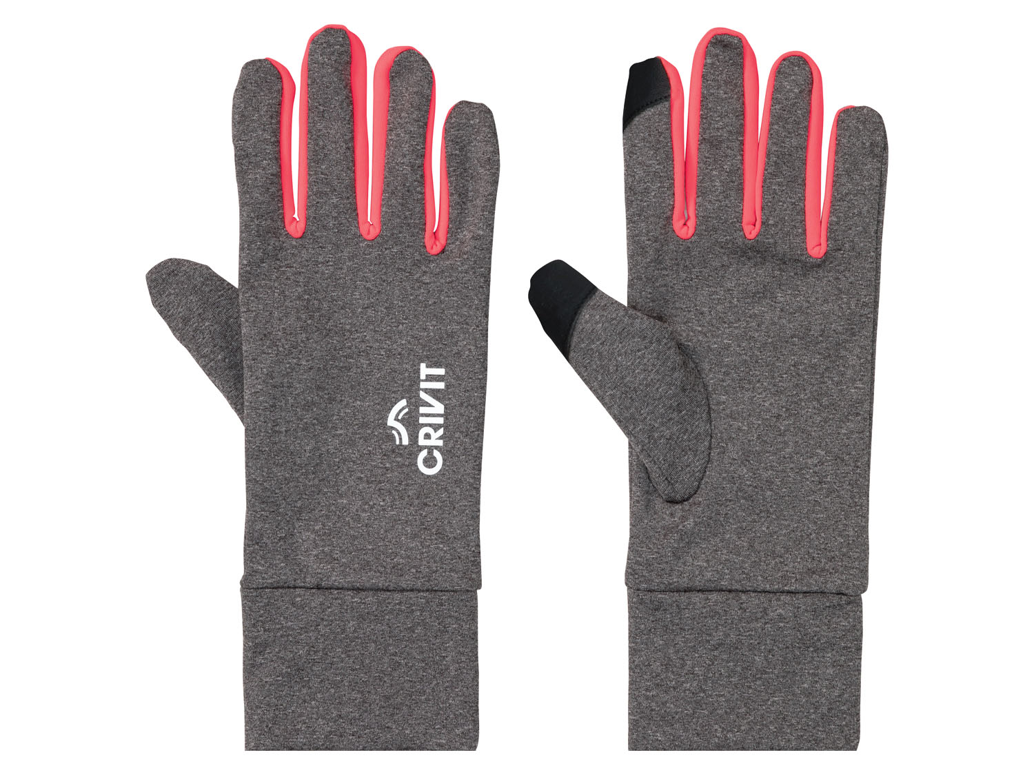 Crivit Rękawiczki do biegania Różowy, 7