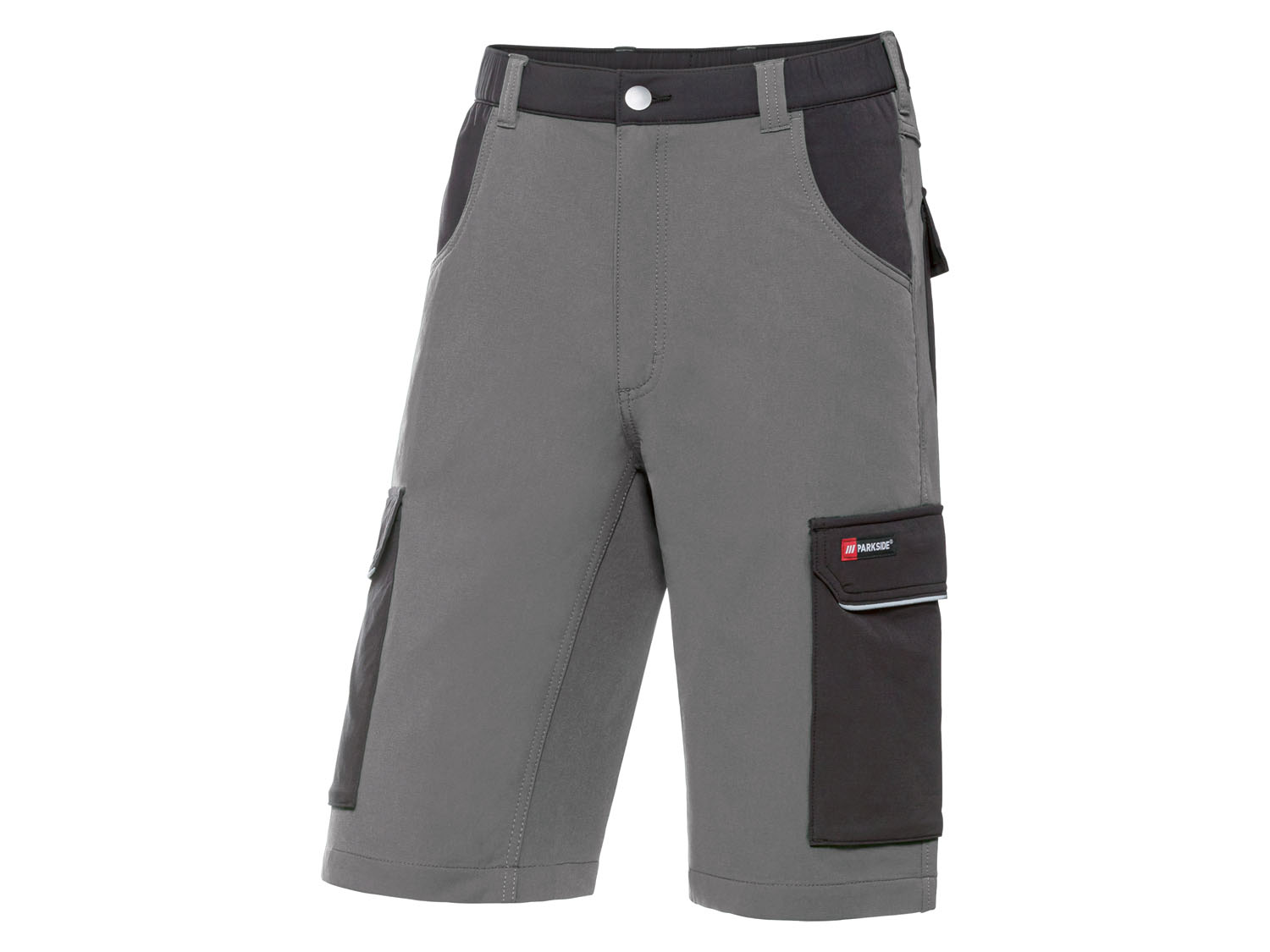 Parkside Bermudy robocze męskie 58, Szary/ czarny