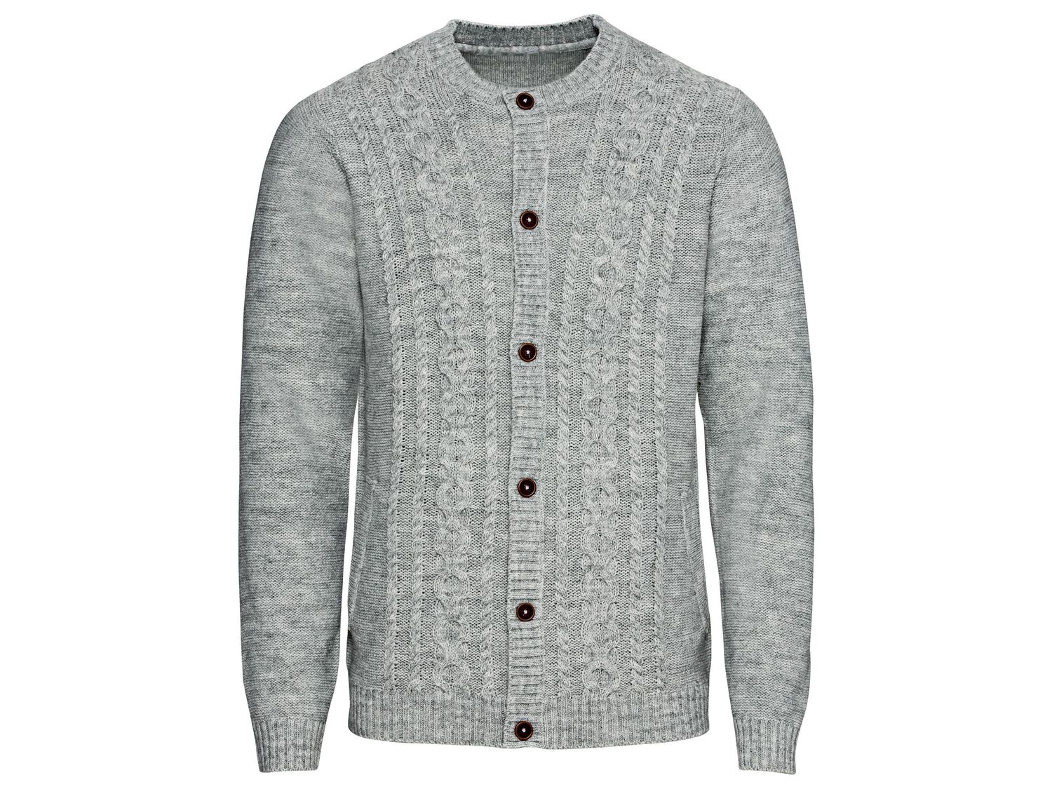 Livergy Męski Janker w eleganckim stylu Oktoberfest Jasnoszary, XXL 60/62