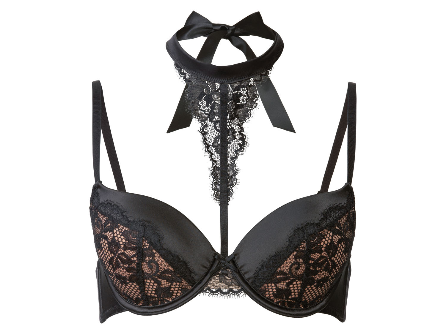 esmara Biustonosz z koronką 85b, Czarny