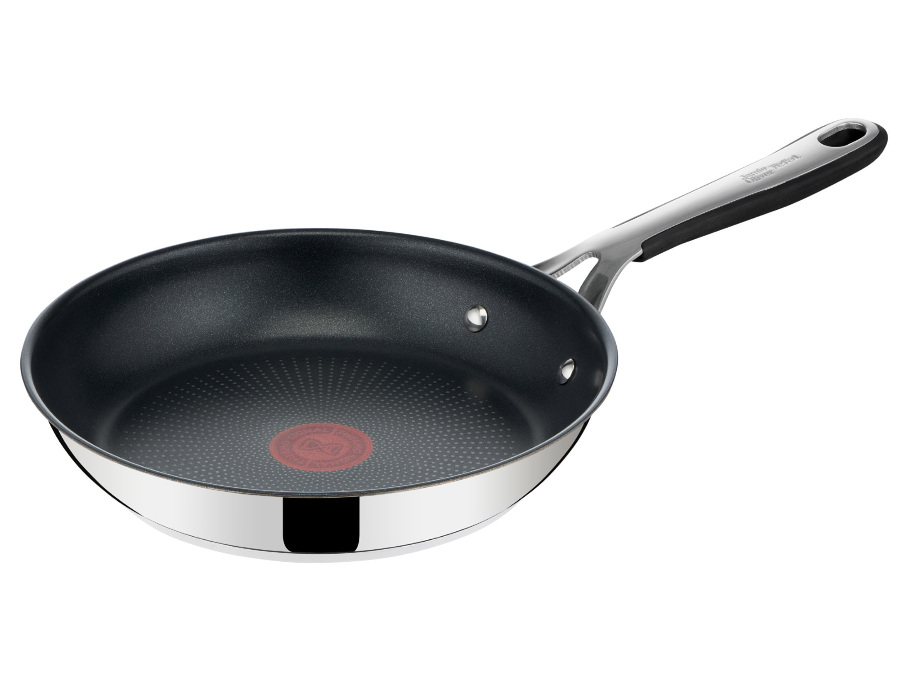 Jamie Oliver by Tefal Patelnia ze stali nierdzewnej, E31404 Kitchen Essentials, Ø 24 cm