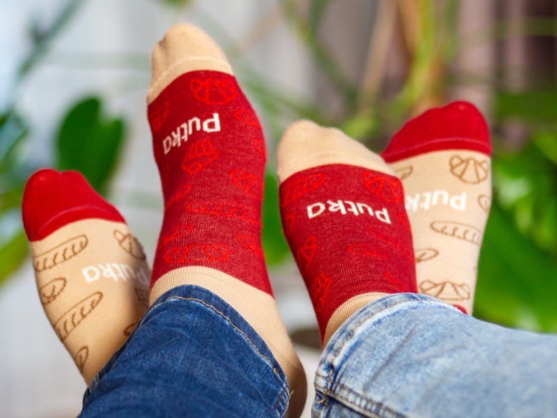 Skarpetki z logo - Piekarnie Cukiernie Putka