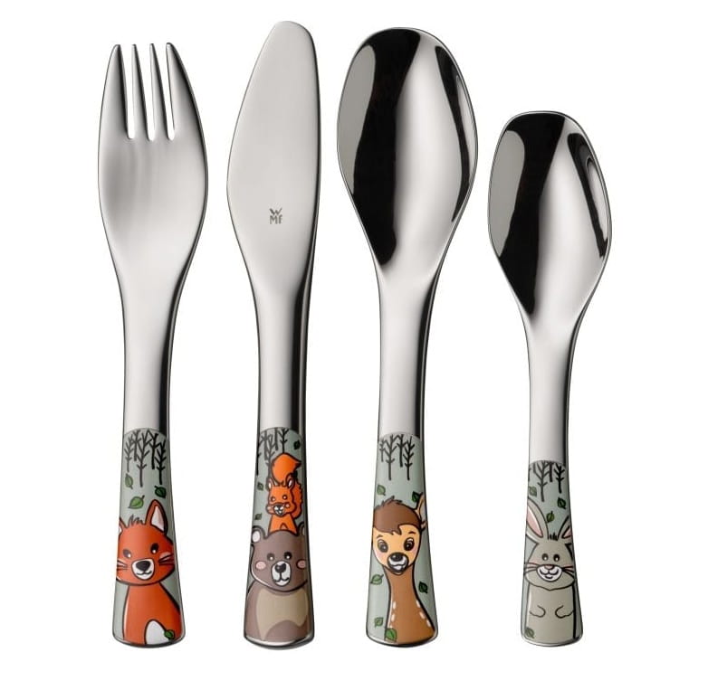 Sztućce dla dzieci Forest Friend 4 elementy