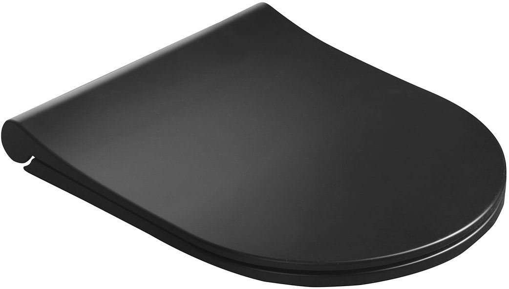 Darmowa Dostawa - Deska sedesowa wolnoopadająca czarny Sapho Avva 100787110