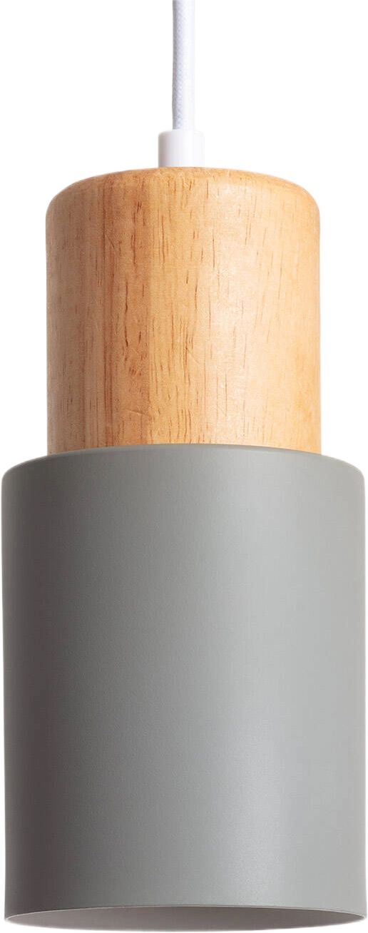 Darmowa Dostawa - Lampa wisząca 1x20 W szary/popielaty Abruzzo Vita ABRZE27VITAS