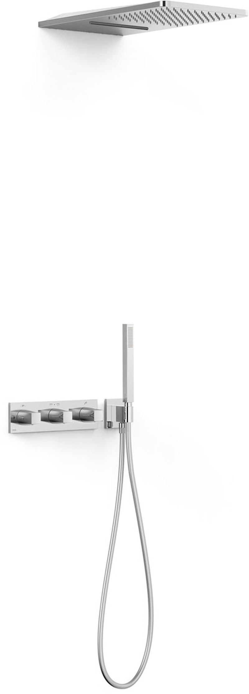 Darmowa Dostawa - Zestaw prysznicowy podtynkowy chrom Tres B-System 30725305