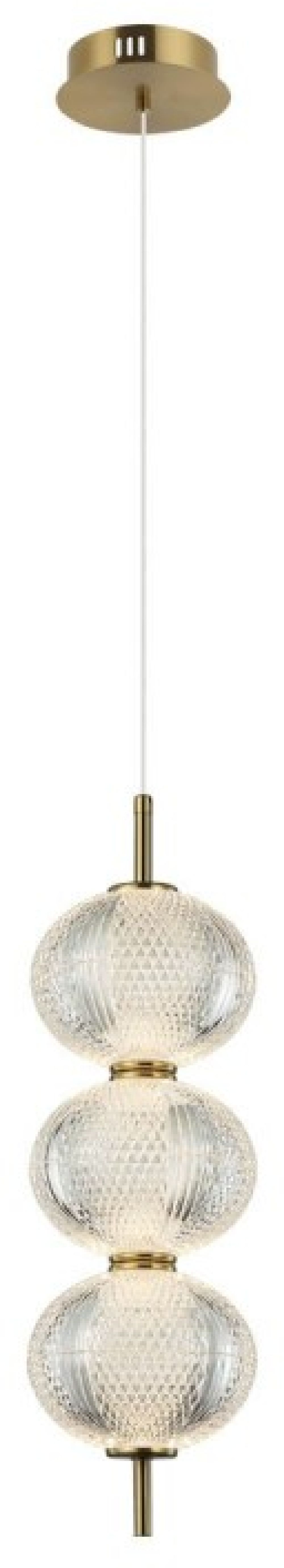 Darmowa Dostawa - Lampa wisząca 1x13 W przezroczysta Italux Lazie PND290383GD