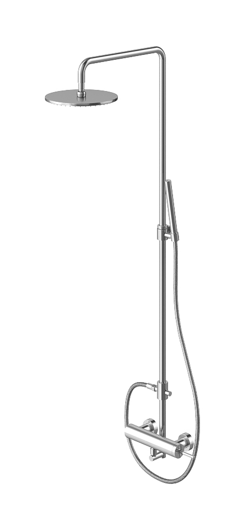 Darmowa Dostawa - Zestaw prysznicowy ścienny chrom Kohlman Maxima QW276M