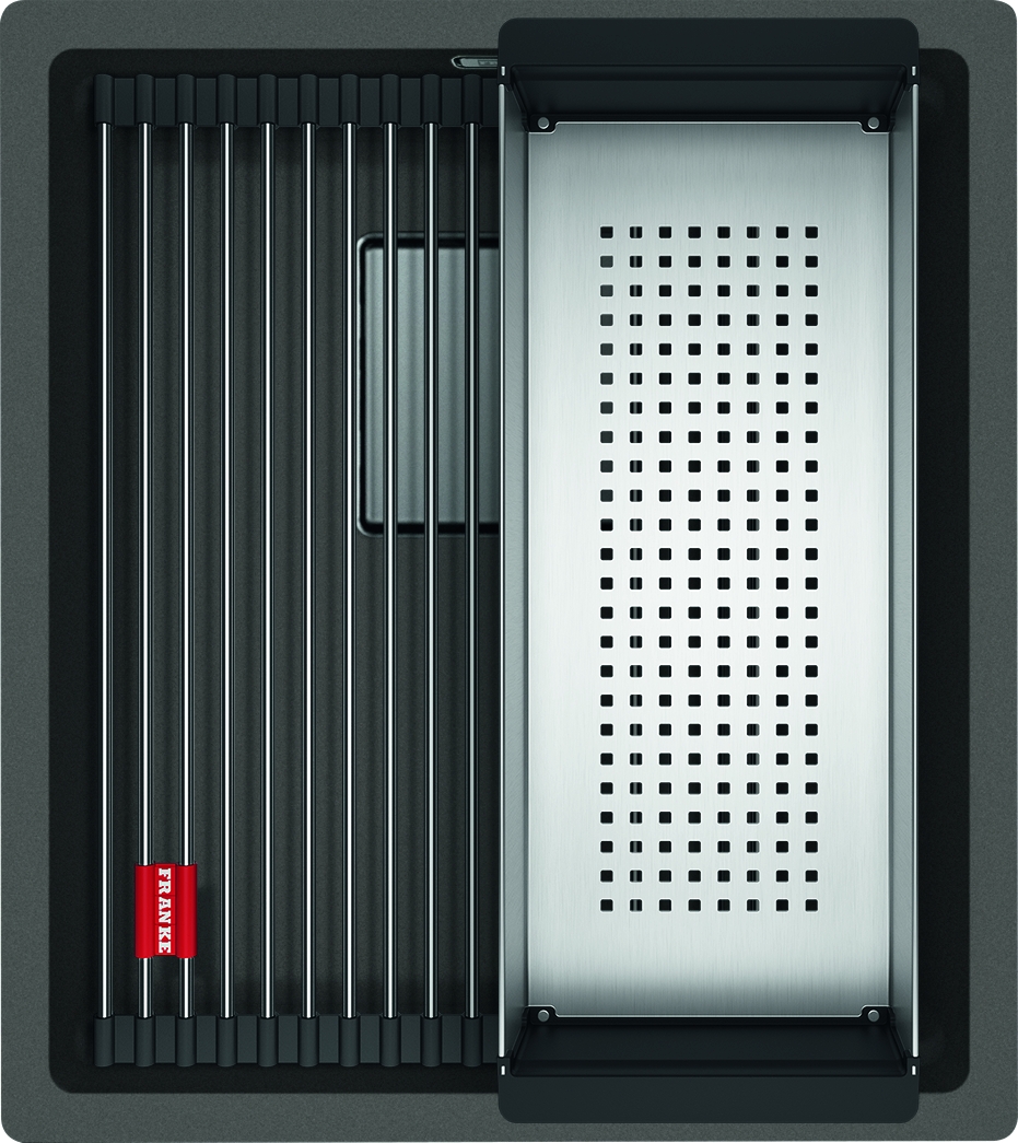 Darmowa Dostawa - Zlewozmywak granitowy 46x41 cm szary/grafitowy/onyx Franke Kanon 1250716370