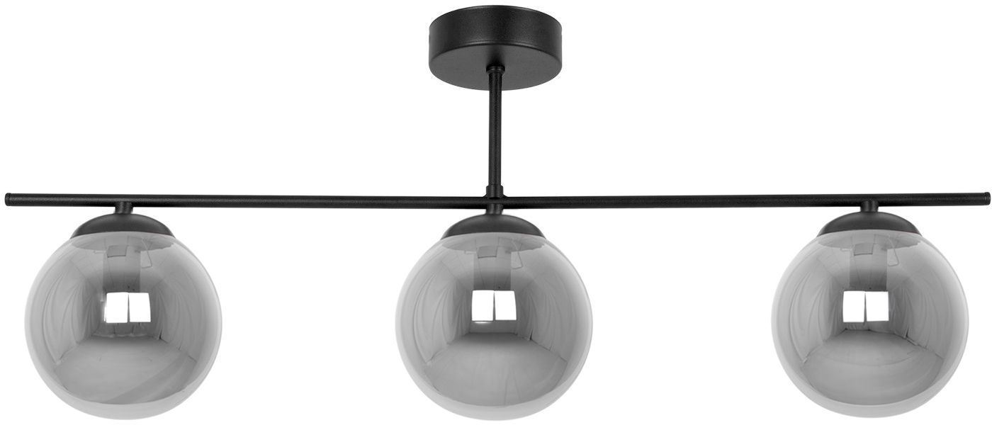 Darmowa Dostawa - Lampa podsufitowa 3x10 W czarna-grafitowa Kaja Gamma K5169