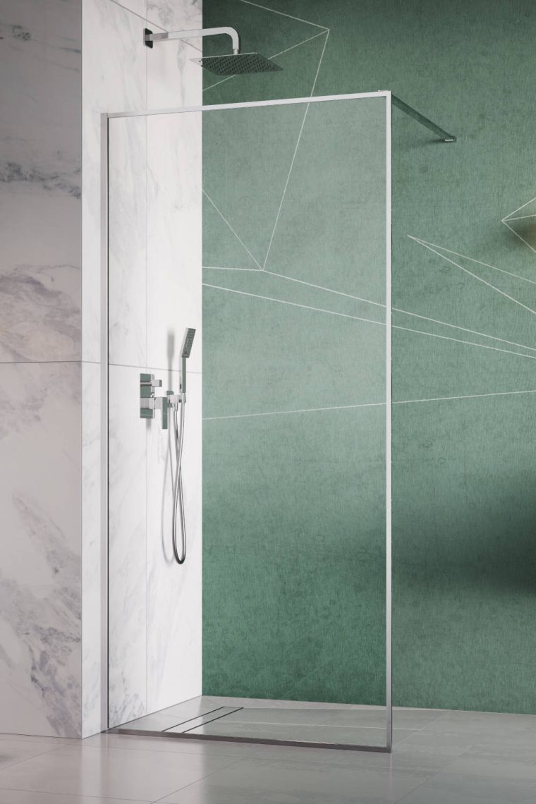 Darmowa Dostawa - Ścianka prysznicowa walk-in 90 cm chrom połysk/szkło przezroczyste Radaway Modo F II 104090940101