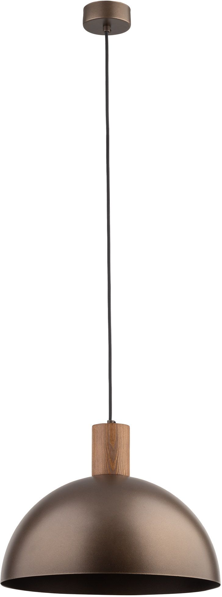 Darmowa Dostawa - Lampa wisząca 1x15 W brązowa TK Lighting Oslo 4508