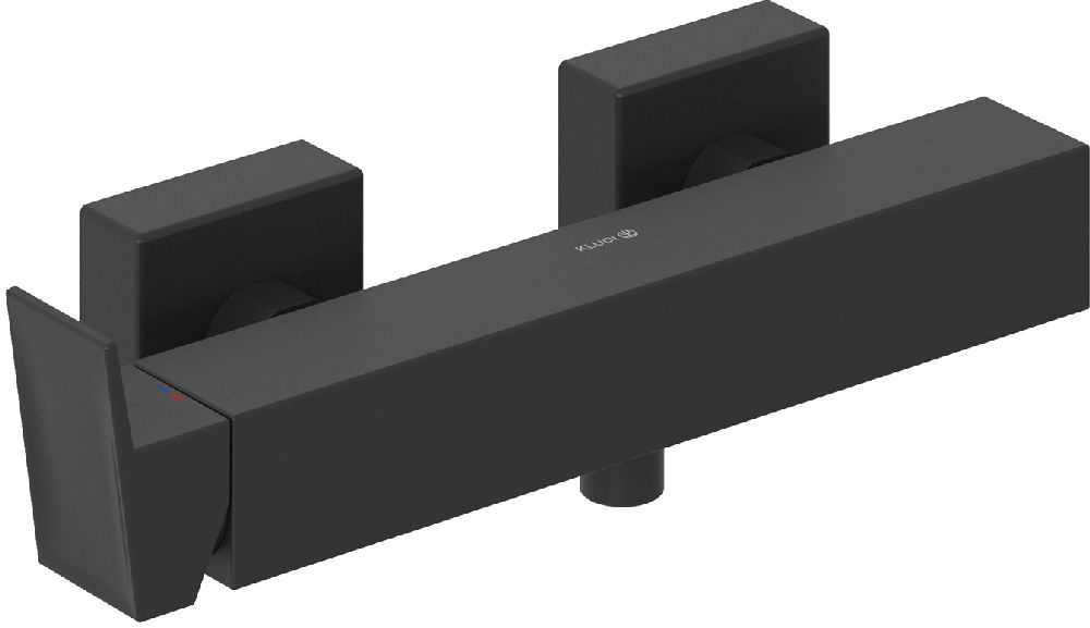 Darmowa Dostawa - Bateria prysznicowa ścienna czarna Kludi Decus 548313975