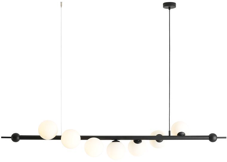 Darmowa Dostawa - Lampa wisząca x10 W czarna Aldex Wave 1115T1