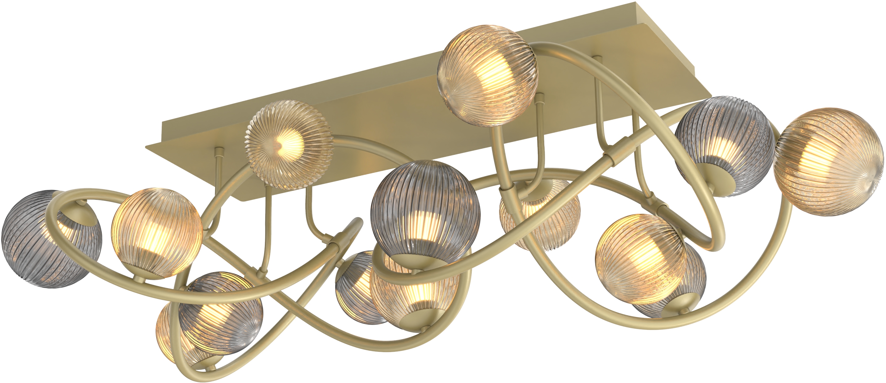 Darmowa Dostawa - Lampa podsufitowa powyżej 6x3.5 W złota Aviano Metz 90151204