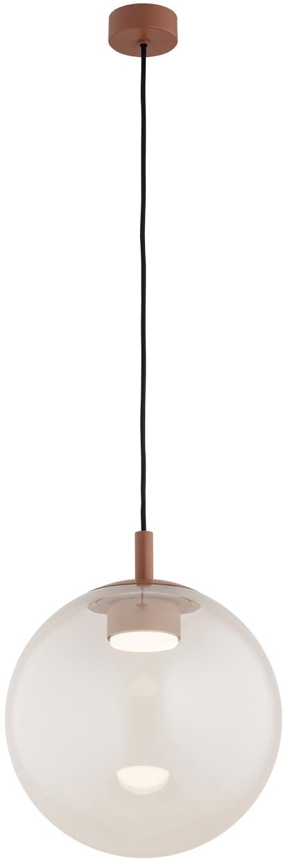 Darmowa Dostawa - Lampa wisząca 1x12 W różowa-brązowa Argon Sacramento 8829