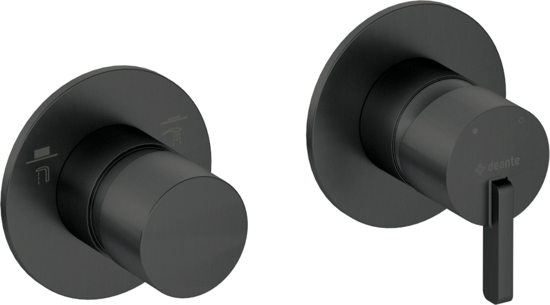 Darmowa Dostawa - Bateria wannowo-prysznicowa podtynkowa czarna Deante Silia BQSN46P