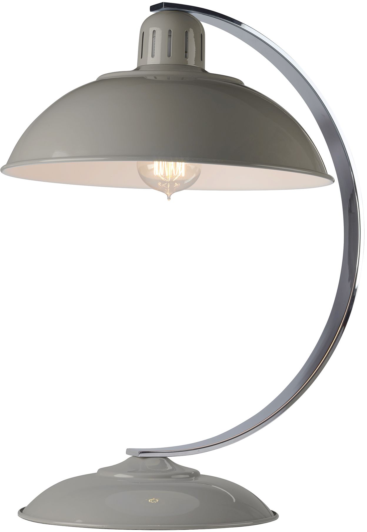 Darmowa Dostawa - Lampa biurkowa 1x60 W szara Elstead Lighting Franklin FRANKLINGREY