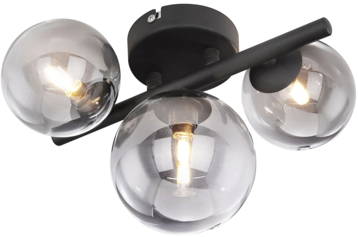 Darmowa Dostawa - Kinkiet 3x3.5 W czarny Globo Lighting Riha 561333W