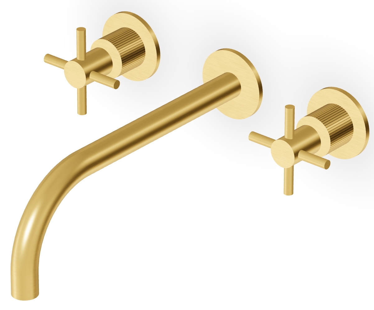 Darmowa Dostawa - Bateria umywalkowa podtynkowa złota Zucchetti Helm ZHM761XP41G2