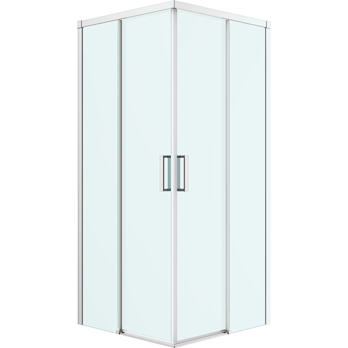 Darmowa Dostawa - Kabina prysznicowa 80x80 cm kwadratowa chrom połysk/szkło przezroczyste Oltens Breda 20005100