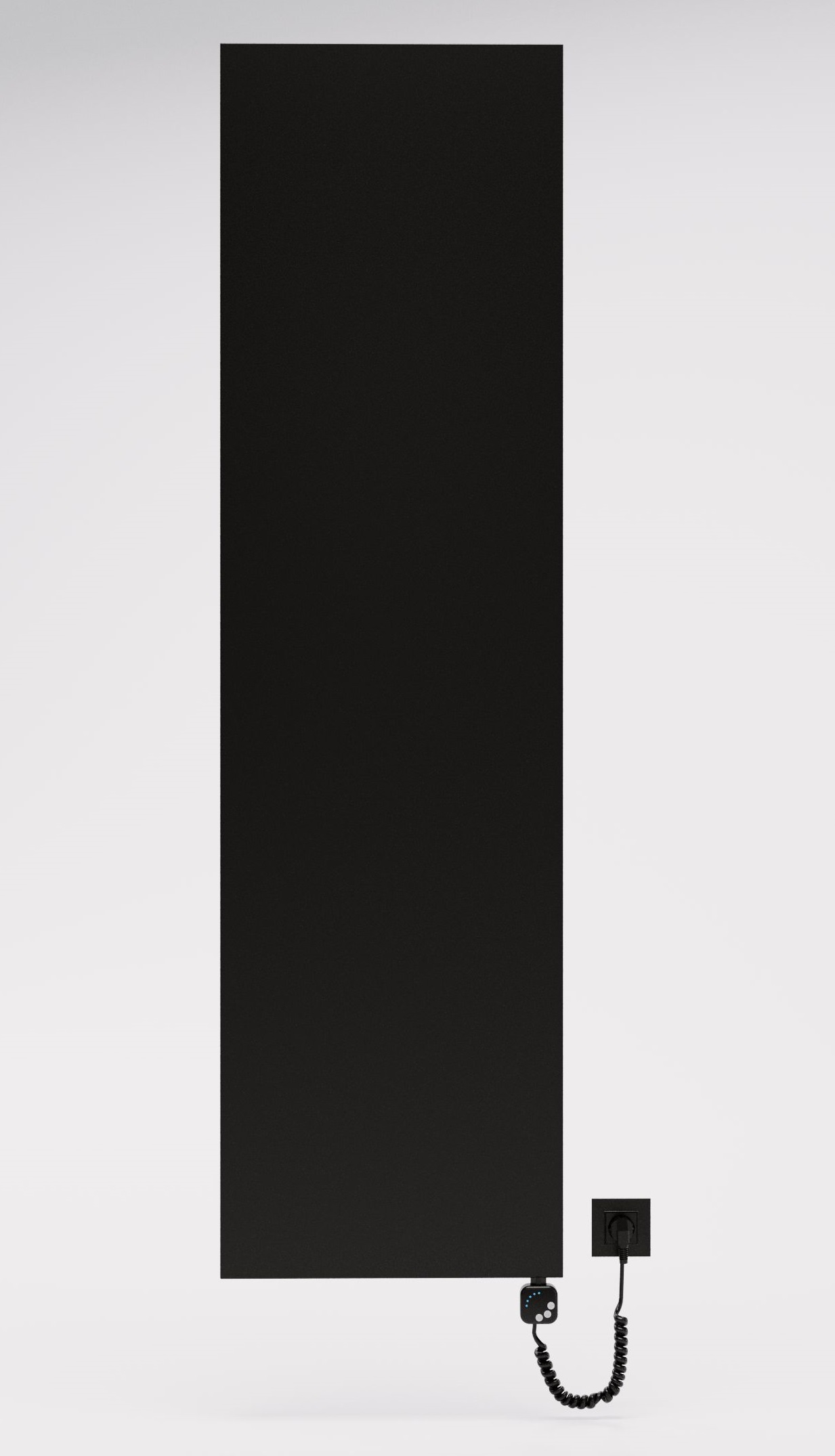 Darmowa Dostawa - Grzejnik elektryczny 180x50 cm czarny Luxrad V-line Elektro VLI18005009005MATERG