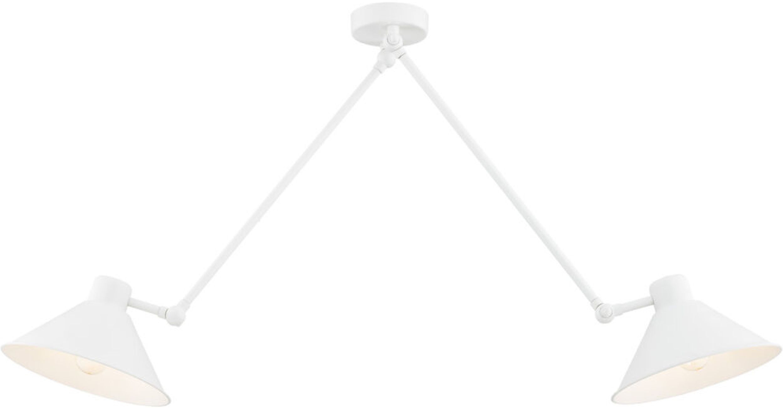 Darmowa Dostawa - Lampa podsufitowa 2x15 W biała Argon Altea 861