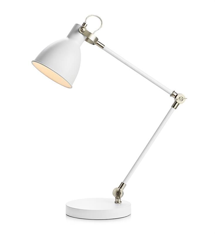 Darmowa Dostawa - Lampa biurkowa 1x40 W biała Markslöjd House 107738