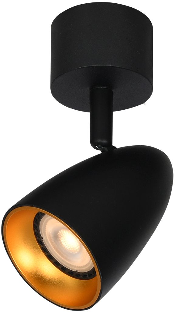 Darmowa Dostawa - Lampa podsufitowa 1x10 W czarna Italux Tino SPL367481RBKGD