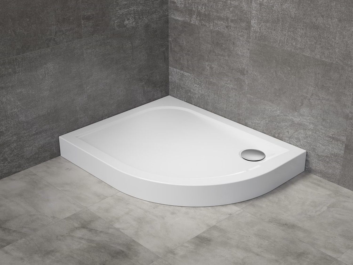 Darmowa Dostawa - Brodzik półokrągły Radaway Delos E SDE109005L