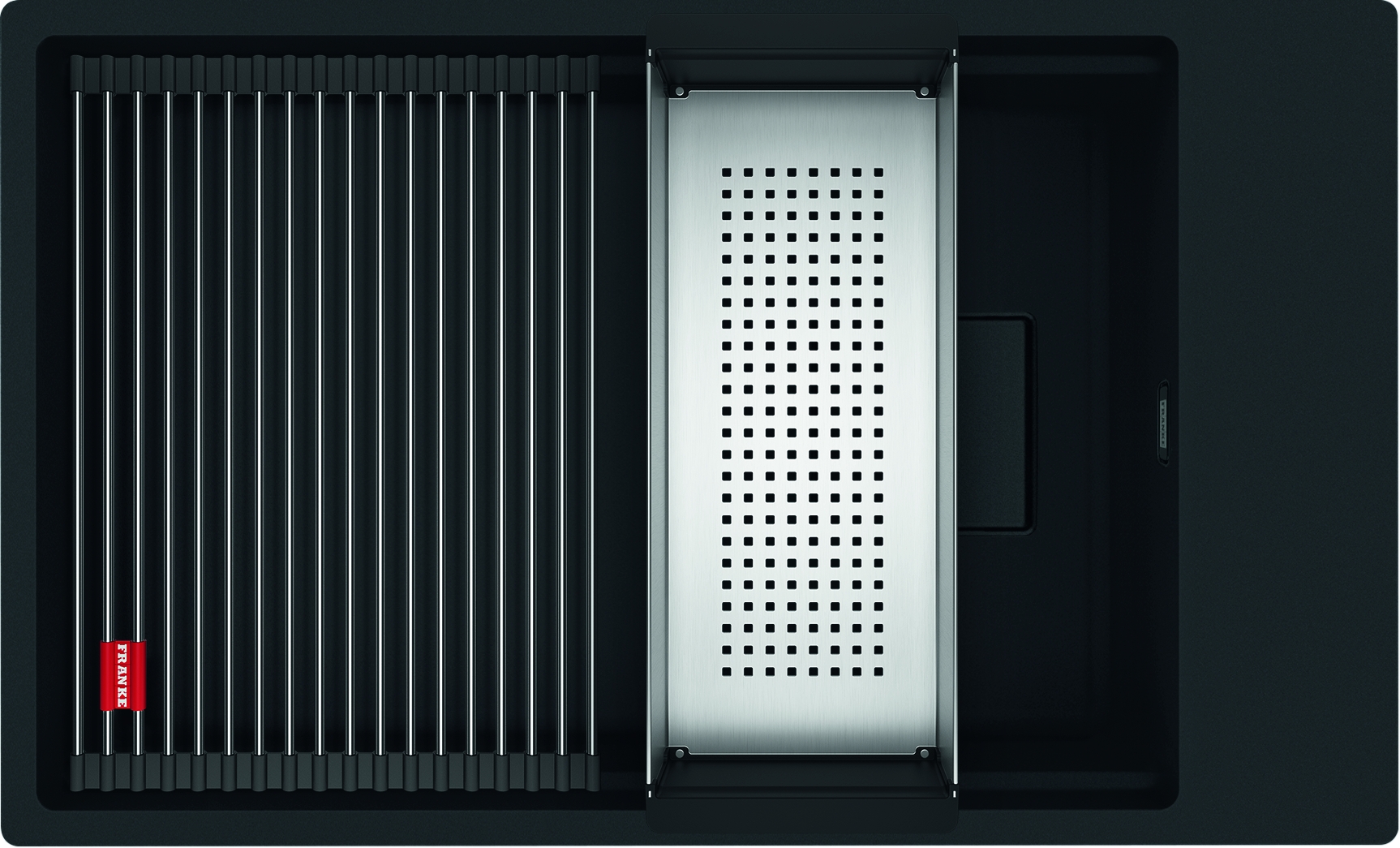 Darmowa Dostawa - Zlewozmywak granitowy 76x46 cm czarny Franke Kanon 1250721161